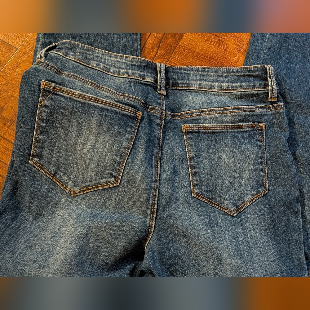 Chico's Floral Embroidered Jeggings Skinny Women's Jeans Size 4R - Picture 6 of 6